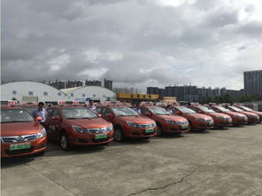 南寧市首批純電動出租汽車投入運營，助力綠色出行